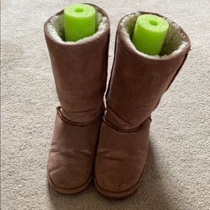 Bear paw suede boots